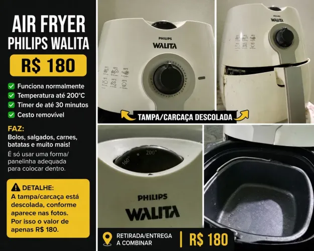 AIR FRYER PHILIPS WALITA