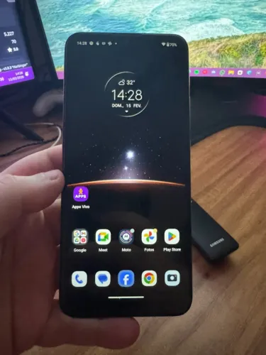 Moto G30 Roxo - 128GB | 4GB RAM | Bateria 5.000mAh | Dual Chip