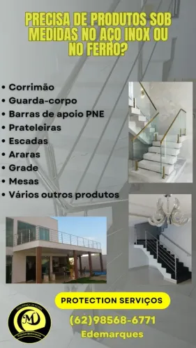 Guarda-corpo e corrimão para rampas e escadas!