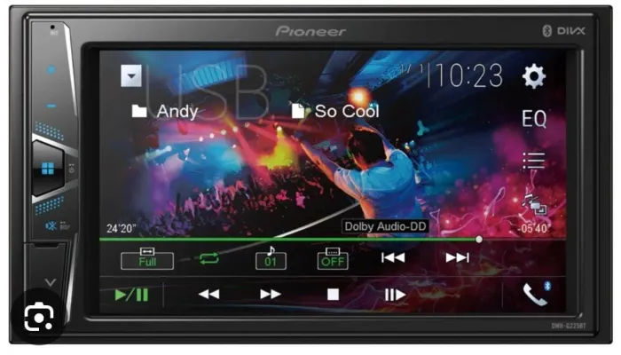 Central Multimídia Pioneer Dmh-g228bt Bt Radio Mp5 Usb (Usado)