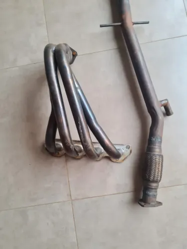 Coletor de escape e Downpipe em aço inox para Chevrolet Cruze 1.8 16V