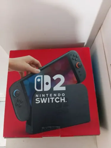 Nintendo switch 2 novo na caixa vem com 1 jogo Mario Kard Word