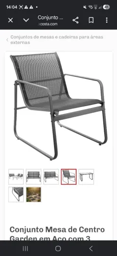 Conjunto de terraço 