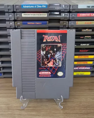 Jogo Trojan para NES Nintendinho Original Playtronic 