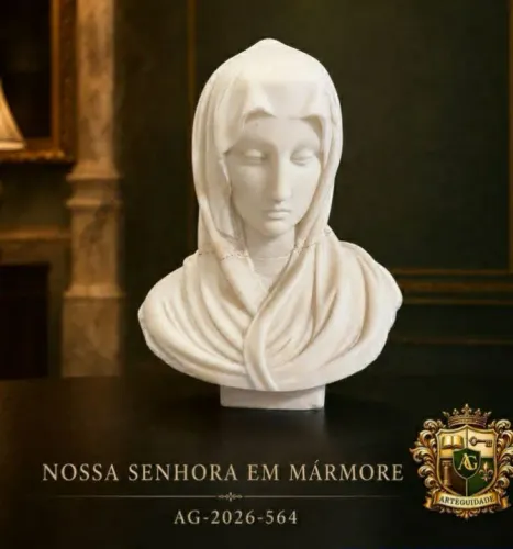 Nossa senhora em mármore