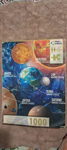 Quebra-cabeça Sistema Solar 1000 pçs