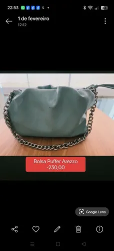 Bolsa Arezzo Puffer original promoção