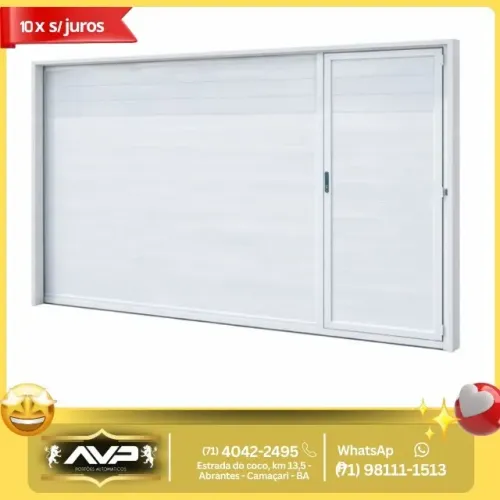 Portão de garagem 2,10 x 3,00
