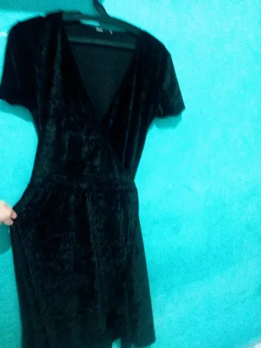 Vestido tecido veludo Loja Mariza