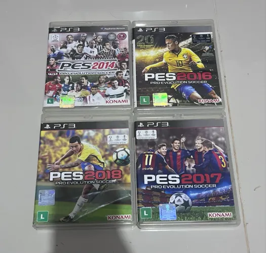 Lote PES para PS3 - Jogos Originais e Conservados