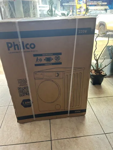 LAVADORA E SECADORA PHILCO 11KG PLS11C TITÂNIO