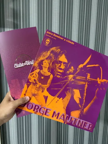 Lp Jorge Mautner - Para iluminar a cidade (Reedição clube do vinil)