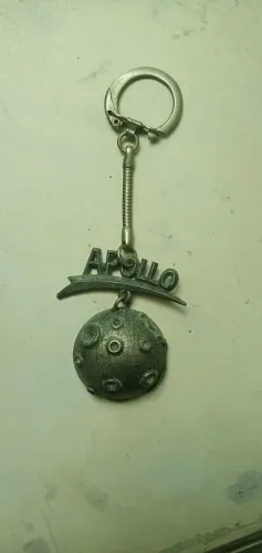 chaveiro Lua moon apollo missão USA relíquia antiguidade