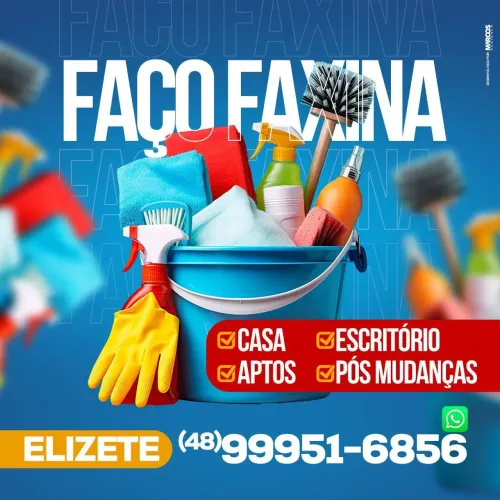 Faço faxina 