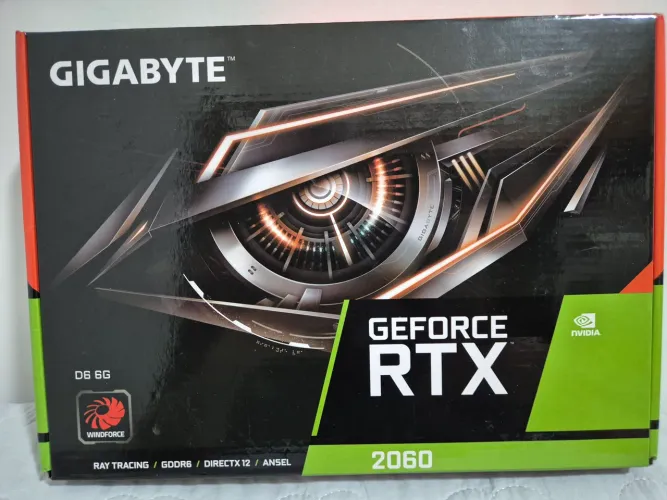 Placa de vídeo Gigabyte Geforce RTX 2060 NVidea + Fonte P550 B Gigabyte
