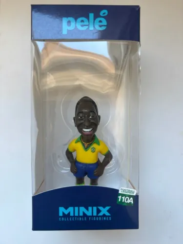 Boneco Pelé Uniforme Seleção Brasileira