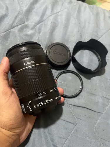 Lente cânon ef 55-250mm!! Perfeita para esportes e eventos!!