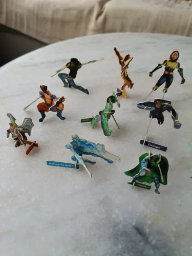 X-men montáveis Elma Chips - 18 Personagens