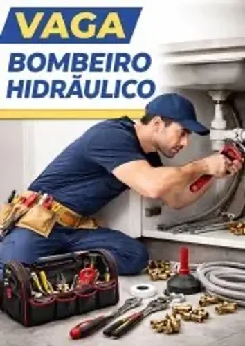 Vaga para bombeiro hidráulico