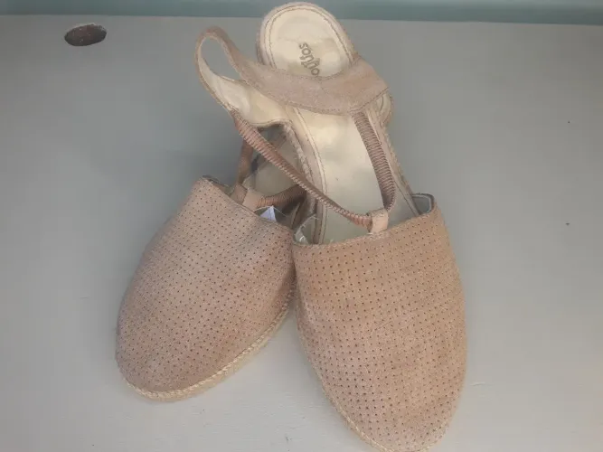 Sandália Espadrille bege Sonho dos Pés 37/38 