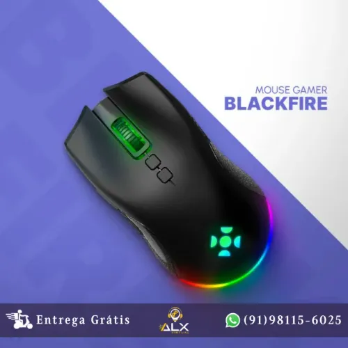 Mouse Gamer Rgb Blackfire Fortrek *ENTREGA GRÁTIS*