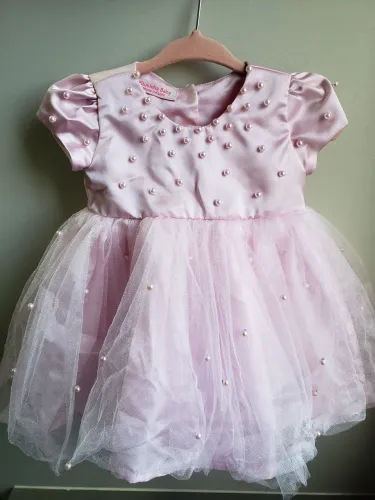 Vestido de festa bebê - usado 1 vez