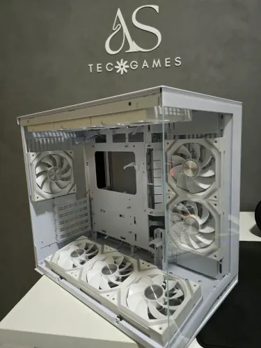 Gabinete Lian Li O11 Dynamic Mini V2 + 9 fans