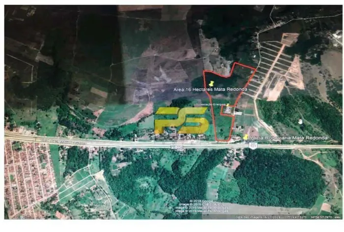 ÁREA DE 16 HECTARIA A VENDA NA MARGEM DA BR-101 (João Pessoa x Recife)
