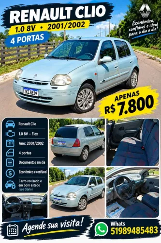 Renault Clio RL / Yahoo/ Authent. 1.0 8V 5P 2002