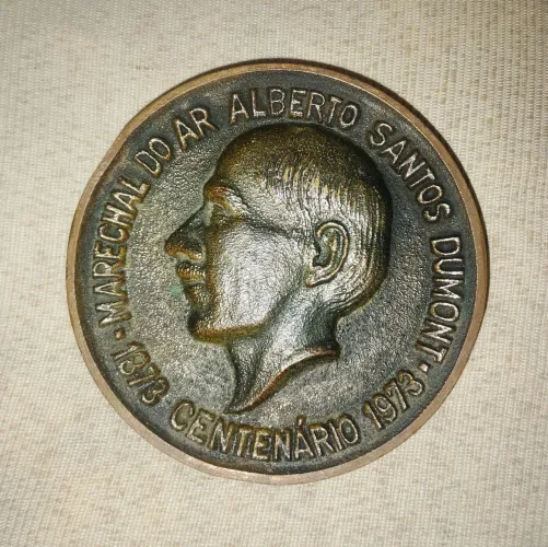 MEDALHÃO CENTENÁRIO SANTOS DUMONT
