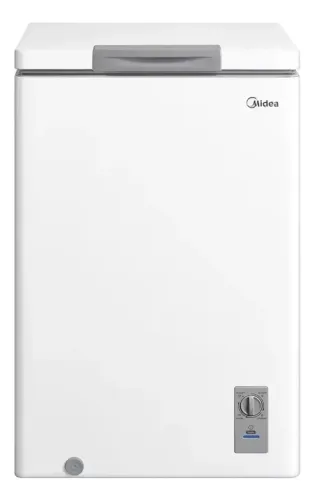 Freezer Horizontal 100l Inverter Bivolt Branco Midea Branco MDRC151FZD013