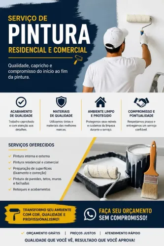 Pintor residencial e comercial 