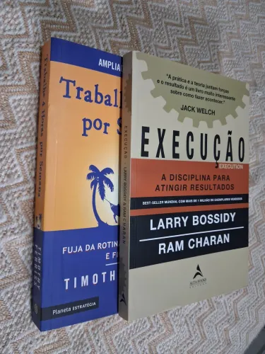 Kit de livros - Trabalhe 4 horas por Semana e Execução