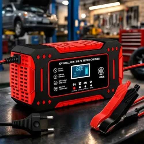 Carregador de Bateria 12V Automotivo (Novo)