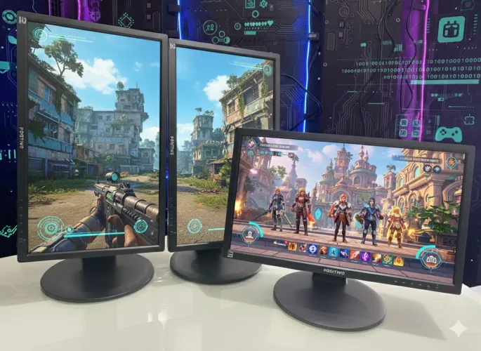 Monitor com garantia fazemos entrega 