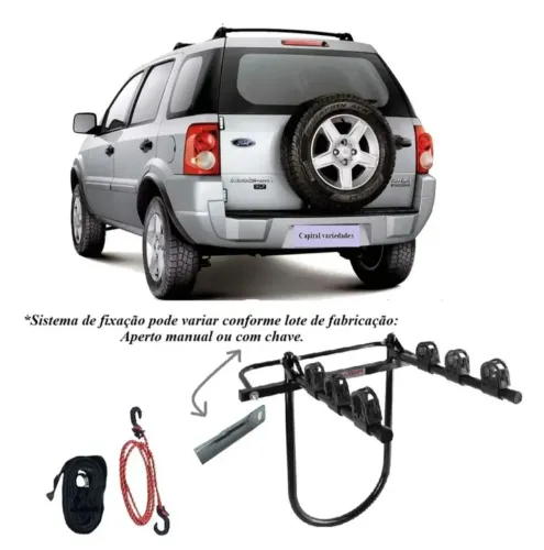 Trabsbike, suporte de bike para estepe traseiro