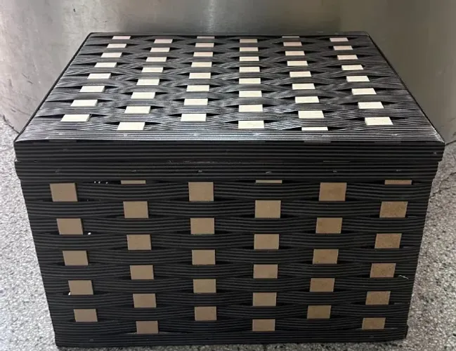 Bau Sintetico envelhecido 45x35x26 altura