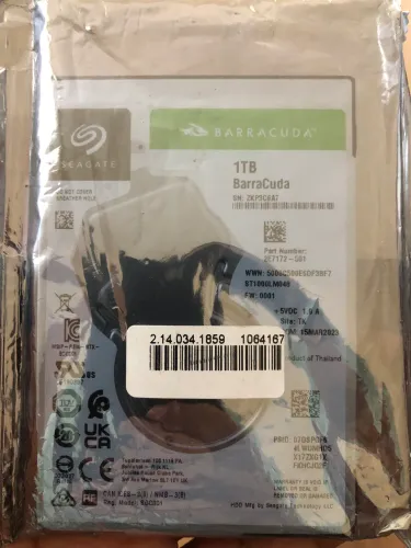 HD 1 TB BarraCuda Seagate