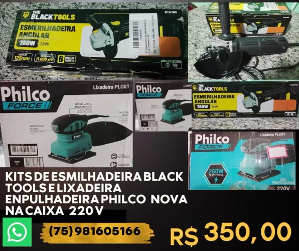 Esmilhadeira e lixadeira