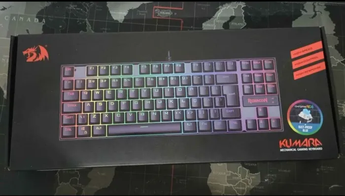 Teclado Mecânico Redragon Kumara RGB Switch Blue