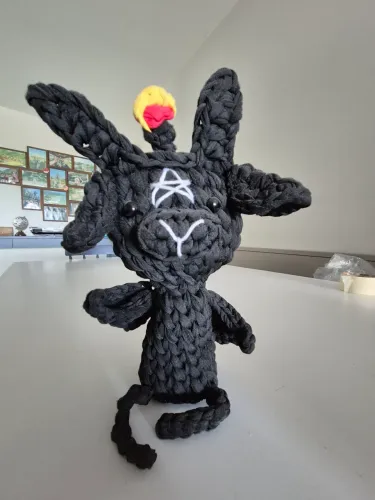 Vaso Plantas Nylon Baphomet