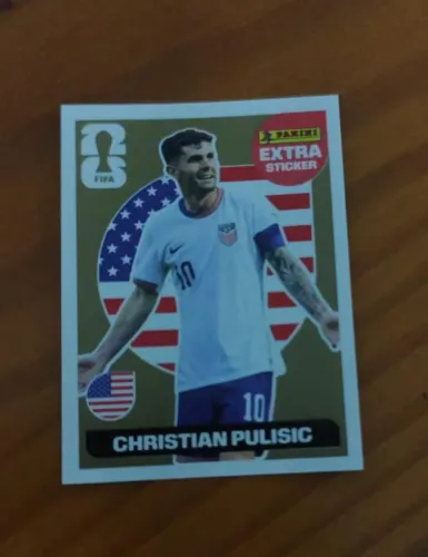 Figurinha legenda ouro copa 2026 Pulisic