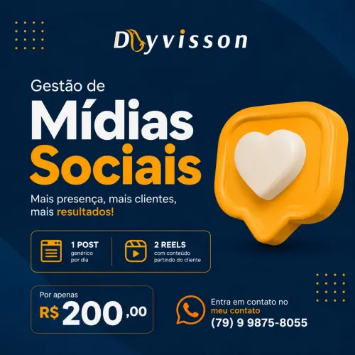 Gestão de Redes Sociais por Apenas R$ 200/Mês | 1 Post Diário + 2 Reels