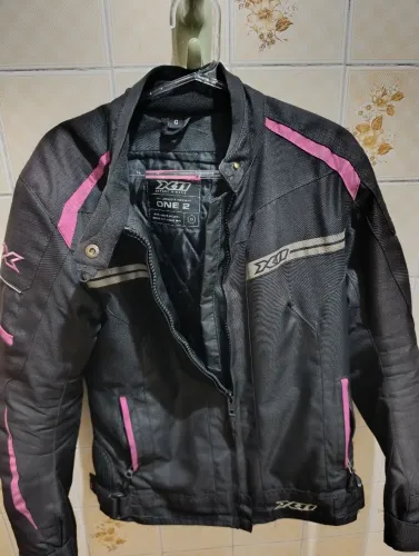 Jaqueta moto feminina