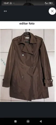 Sobretudo Dolci Colore feminino marrom tamanho P