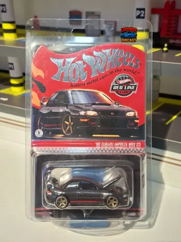 Hot Wheels 98 Subaru Impreza WRX STi Cinza - RLC Exclusivo Lançamento 2026