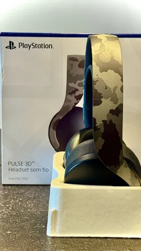 ?SONY PULSE 3D ? PLAYSTATION | GRAY CAMOUFLAGE