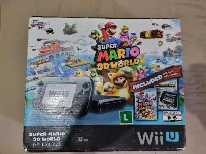 Nintendo Wii U Deluxe Set 32 GB Impecável Completo na Caixa.