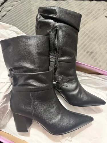 Bota Nova Via Marte Slouchy couro 37