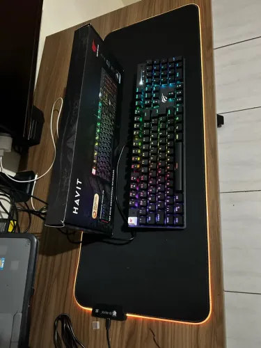 Teclado mecânico HAVIT Switch Blue 